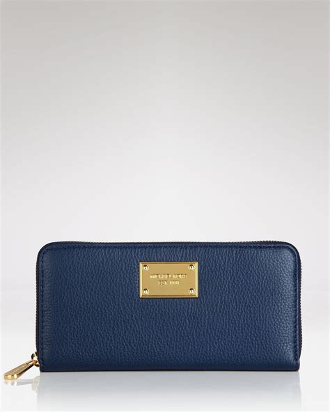 michael kors travel zip around continental wallet navy|Amazon.com: Michael Kors Wallet Navy.